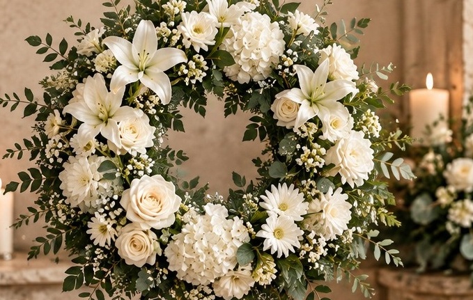 Floral arrangement illustration